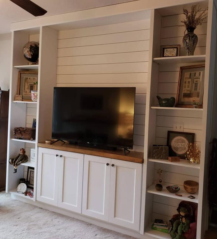 Green Ridge Built-in Entertainment Center.